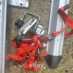 3-Bike Roof Mount Bike Rack Carrier Anti-Theft Lock Silver/Black/Red
