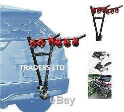 3 Bike Tow Bar Towbar Towball Mount Cycle Bicycle Carrier Car Van Rack