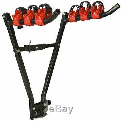 3 Bike Tow Bar Towbar Towball Mount Cycle Bicycle Carrier Car Van Rack