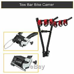 3 Bike Tow Bar Towbar Towball Mount Cycle Bicycle Carrier Car Van Rack