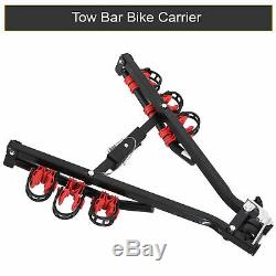 3 Bike Tow Bar Towbar Towball Mount Cycle Bicycle Carrier Car Van Rack