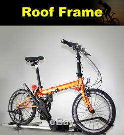 3x Bike Roof Rack Cycle Carrier Holder Locking Universal Mounted Bars Upright