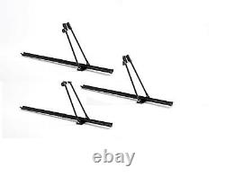 3x Car Roof Mounted Rack Bar Mounted Bike Cycle Carrier Upright Bike Carrier