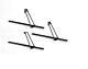 3x Car Roof Mounted Rack Bar Mounted Bike Cycle Carrier Upright Bike Carrier