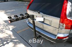 4 Bicycle Bike Hitch Mount Carrier Rack 2 Inch Receiver Car Truck Trailer Steel