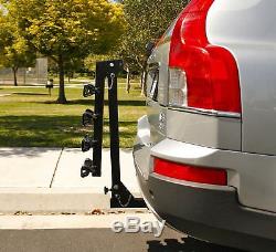 4 Bicycle Bike Hitch Mount Carrier Rack 2 Inch Receiver Car Truck Trailer Steel