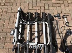 4 Bike Rack Mounted Tow Bar Cycle Carrier With Light Board