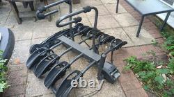 4 Bike Tow Bar Mount Cycle Car Rack Foldable Lockable 420£ ExD2