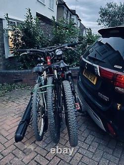 4 bike tow bar cycle carrier Perruzzo Pure Instinct Fat Tyres Slightly Bent