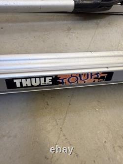 4 x Thule Tour 510 Aluminium Cycle Carriers Roof Mounted Keyed Alike