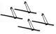 4x Car Roof Mounted Rack Bar Mounted Bike Cycle Carrier Upright Bike Carrier