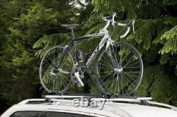 4x Car Roof Mounted Rack Bar Mounted Bike Cycle Carrier Upright Bike Carrier