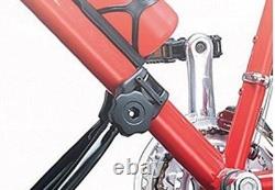 4x Car Roof Mounted Rack Bar Mounted Bike Cycle Carrier Upright Bike Carrier