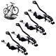 4x Thule Universal Lockable Roof Mounted ProRide 591 Cycle Carrier Bike Rack