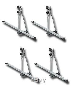 4x Universal Car Roof Mounted Upright Bicycle Rack Bike Cycle Carrier New