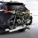 500LBS Hitch-Mounted Motorcycle Carrier with Ramp for Dirt Bikes