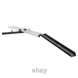 500LBS Hitch-Mounted Motorcycle Carrier with Ramp for Dirt Bikes