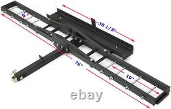 500 Lbs Heavy Duty Motorcycle Dirt Bike Scooter Carrier Hitch Rack Hauler Traile