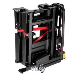 60KG Heavy Duty Foldable E-Bike Carrier Electric 2 Bike Rack With E-Mark Taillight
