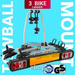 AUTOC-19 Car 4x4 Rear Towbar Tow Ball Mount 3 Cycle Bike Platform Rack Carrier