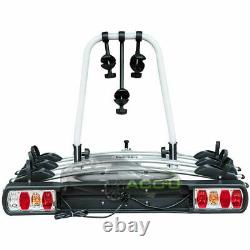 AUTOC-19 Car 4x4 Rear Towbar Tow Ball Mount 3 Cycle Bike Platform Rack Carrier