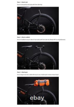 Aeroe Spider Rear Bicycle Rack Universal / Lightweight MTB E-Bike Gravel