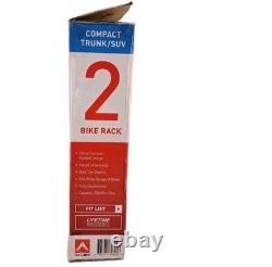 Allen Sports Compact Trunk SUV Bike Rack 2 Bike Carrier With Straps And Manual