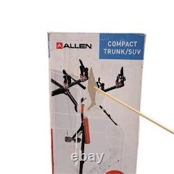 Allen Sports Compact Trunk SUV Bike Rack 2 Bike Carrier With Straps And Manual
