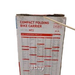 Allen Sports Compact Trunk SUV Bike Rack 2 Bike Carrier With Straps And Manual