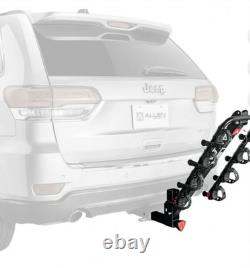 Allen Sports Deluxe Locking Quick Secure Tie 4-Bike Carrier For 2 Hitch 640QR