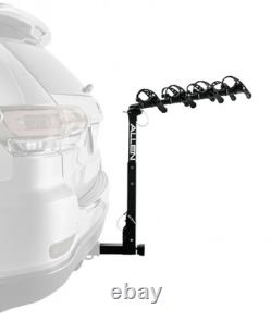 Allen Sports Deluxe Locking Quick Secure Tie 4-Bike Carrier For 2 Hitch 640QR