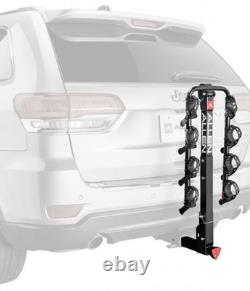 Allen Sports Deluxe Locking Quick Secure Tie 4-Bike Carrier For 2 Hitch 640QR