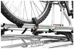 Alloy Car Roof Top Bicycle Carrier Rack for 2 Bikes Max Load 66 lbs