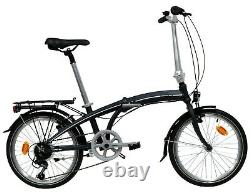 Aluminium Folding Bike 20 Wheels, Mudguard, Kickstand & Rear Carrier