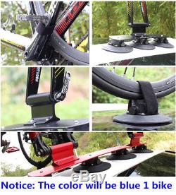 Aluminum Alloy Bicycle Rack Roof-Top Suction One Bike Car Van Rack Hitch Carrier