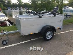 Anssems GT 750 201 HT Camping Trailer With 4x Thule Proride Cycle Carriers