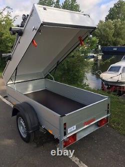 Anssems GT 750 201 HT Camping Trailer With 4x Thule Proride Cycle Carriers