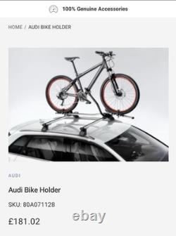 Audi 8T0071128 Roof Mounted Cycle/Bike Carrier