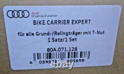 Audi Bike Carrier Genuine 80a071128 Roof Bar A3 Rack Cycle Lockable Bicycle