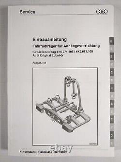 Audi Towbar Mounted 2 Bike Cycle Carrier GENUINE ACCESSORY