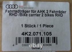 Audi Towbar Mounted 2 Bike Cycle Carrier GENUINE ACCESSORY