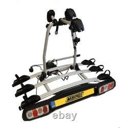 BC3013 Cycle Carrier Bike Rack Tow Ball Mounted 3 Bicycle Capacity By Maypole