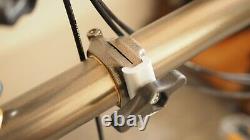 BROMPTON FOLDING BIKE R6U mudguards & Brompton carrier, RAW LACQUER 6 speed