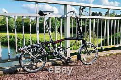 BROMPTON FOLDING BIKE T3 (VGC) 3 SPEED with luggage carrier and dynamo lights