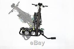 BUZZ RACK Entourage 3 Bike Platform Carrier 1.25 & 2 Hitch with Integrated Locks