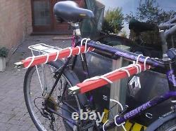 Bak-rak Towball 4/5 bike-rack that also works as a luggage carrier