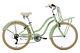 Beach Cruiser Bike 26 Ladies Melba Mint Green Front Carrier 6 Speed New 755B