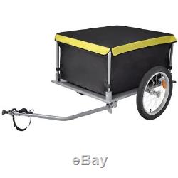 Bicycle Bike Cargo Trailer Carrier Foldable Travel Luggage Tools Transport 65 kg