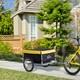 Bicycle Bike Cargo Wagon Trailer Cart Carrier Shopping Yellow and Black