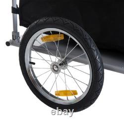 Bicycle Bike Cargo Wagon Trailer Cart Carrier Shopping Yellow and Black